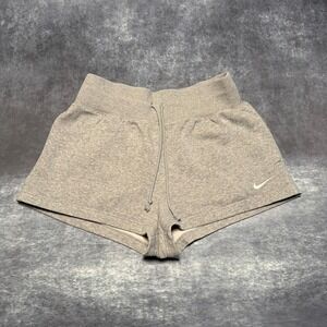 Nike Women's Gray Athletic Shorts with Drawstring